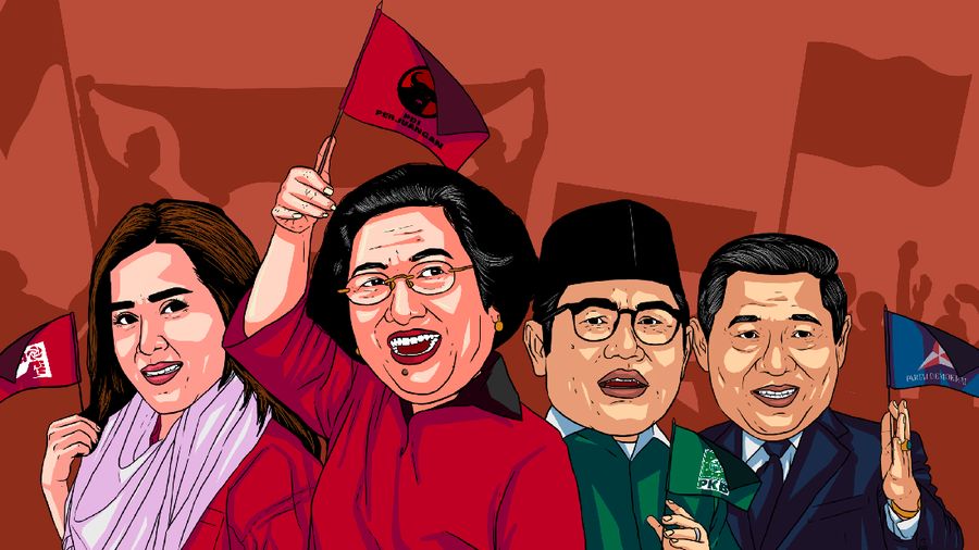 Infografis: daftar dana kampanye partai politik