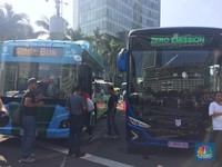 Top! Angkutan Bus di 5 Kota akan Pakai Mobil Listrik di 2020