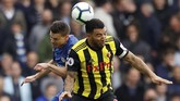 Pertandingan melawan Watford krusial untuk Chelsea yang sebelumnya tengah dalam perburuan posisi empat besar untuk bisa lolos ke Liga Champions bersama Tottenham Hotspur, Arsenal, dan Manchester United. (REUTERS/Peter Nicholls)