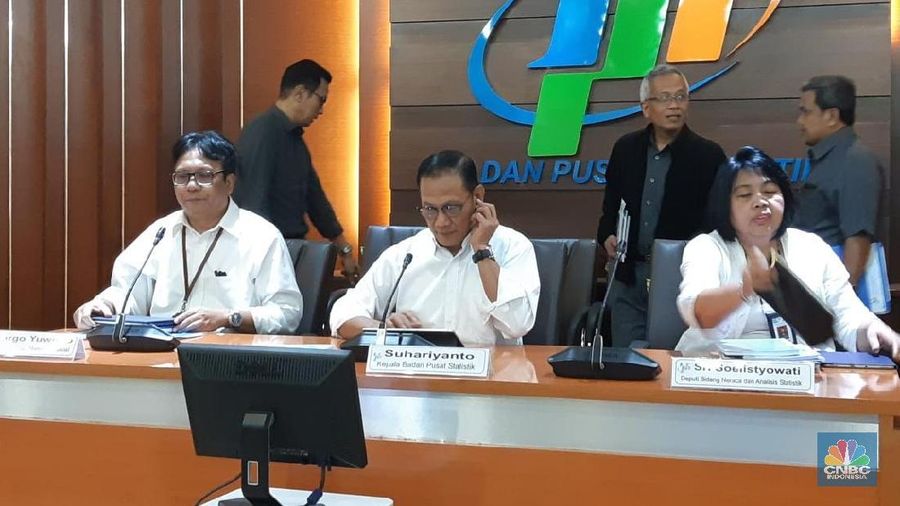 Badan Pusat Statistik (BPS) merilis angka Produk Domestik Bruto (PDB) pada triwulan I-2019.