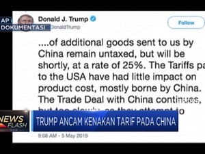 Trump Ancam Tambah Tarif Barang Asal China