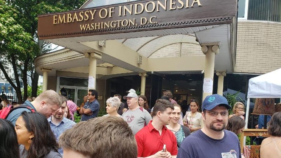 Lebih dari 6.000 pengunjung memadati open house KBRI Washington DC.
