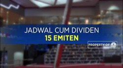 Jadwal Cum Dividen 15 Emiten