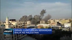 Israel Luncurkan Serangan Balik ke Palestina