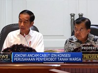 Ambil Lahan Warga, Jokowi Ancam Cabut Izin Konsesi Perusahaan