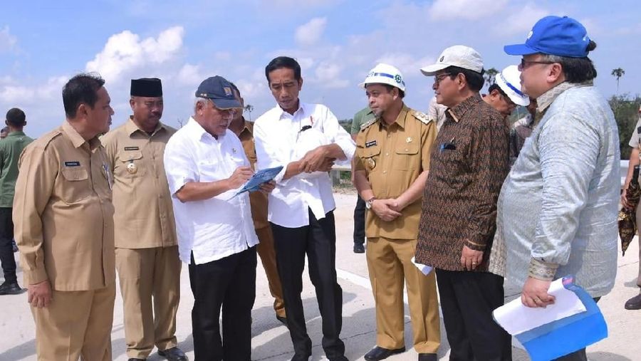 Kedatangan Presiden untuk meninjau salah satu wilayah yang akan menjadi calon Ibu Kota baru.