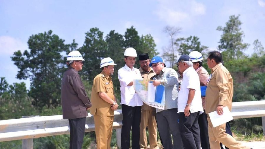 Kedatangan Presiden untuk meninjau salah satu wilayah yang akan menjadi calon Ibu Kota baru.
