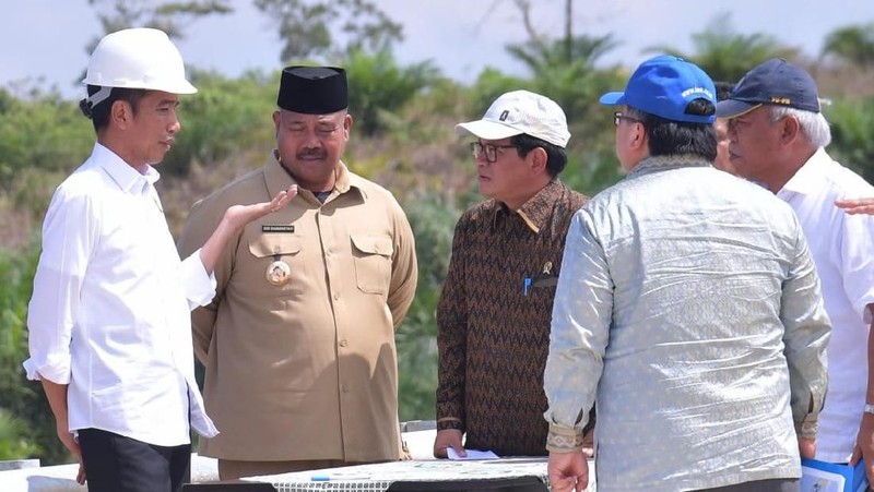 Kedatangan Presiden untuk meninjau salah satu wilayah yang akan menjadi calon Ibu Kota baru.