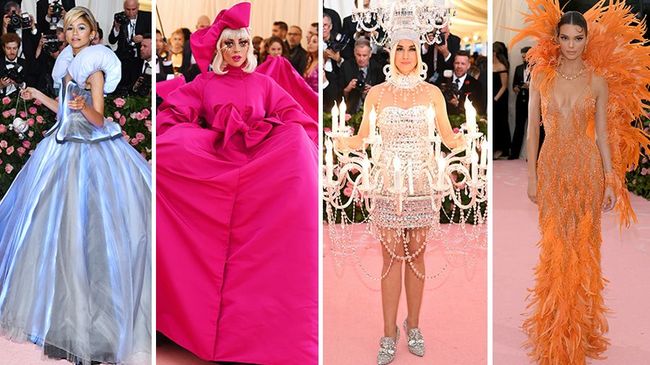 Fokus Gaya Heboh Artis  di Met  Gala  2019 