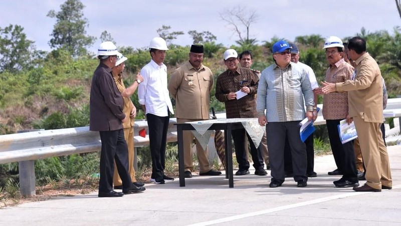 Kedatangan Presiden untuk meninjau salah satu wilayah yang akan menjadi calon Ibu Kota baru.