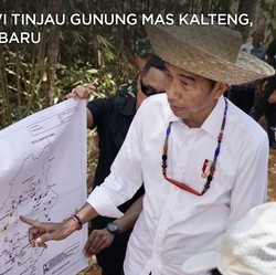 Ketika Jokowi ke Gunung Mas, Calon Ibu Kota RI di Kalteng