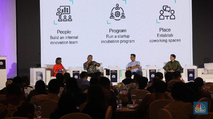 CNBC Indonesia menyelenggarakan CNBC Indonesia VIP Forum bertajuk 