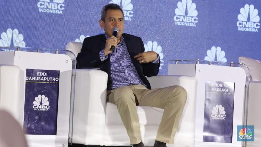 CEO Mandiri Capital, Eddi Danusaputro dalam acara CNBC Indonesia VIP Forum bertajuk