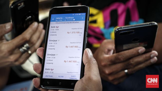 Aturan Tarif Batas Atas Tiket Pesawat Berlaku 15 Mei 2019