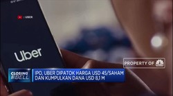 Uber Resmi Melantai di NYSE