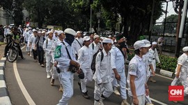 Massa FPI Bergerak, Gedung Bawaslu Dipagari Kawat Berduri