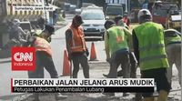 VIDEO: Jelang Mudik, Jalan Hubung Bandung-Cirebon Diperbaiki