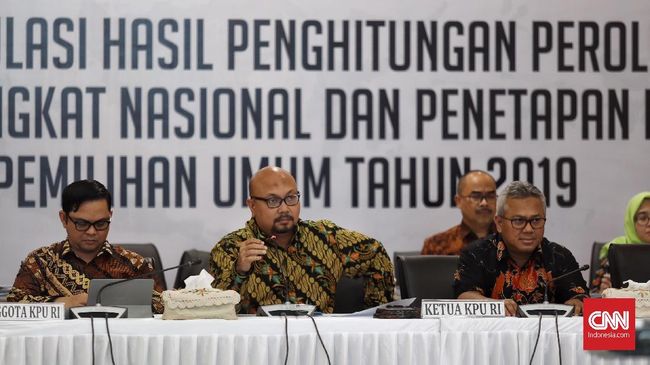 KPU Tetapkan Jokowi-Ma'ruf Pemenang Pilpres 2019