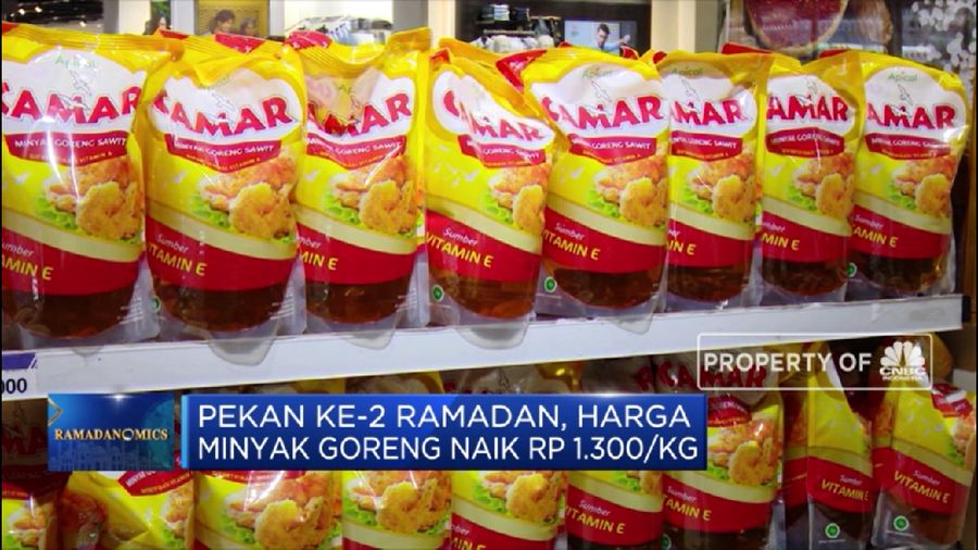 Pekan Kedua Ramadan Harga Minyak Goreng Naik Rp. 1.300/Kg (CNBC Indonesia TV)