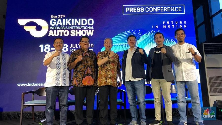 Press Conference GAIKINDO Indonesia International Auto Show (CNBC Indonesia/Samuel Pablo)