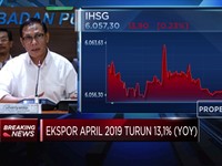 Ekspor April 2019 Capai USD 12,6 Miliar