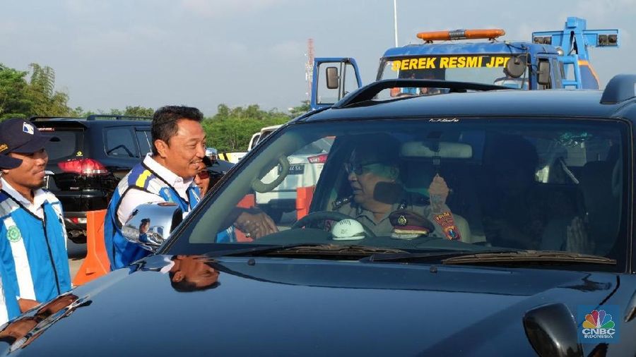 Presiden Joko Widodo (Jokowi) meresmikan Tol Pandaan-Malang pada Senin (13/5/2019). 