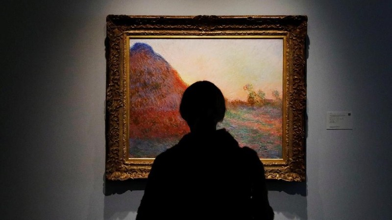 Lukisan karya Claude Monet dari seri Haystacks ini terjual Rp 1,6 triliun dan mencetak rekor untuk karya impresionis.