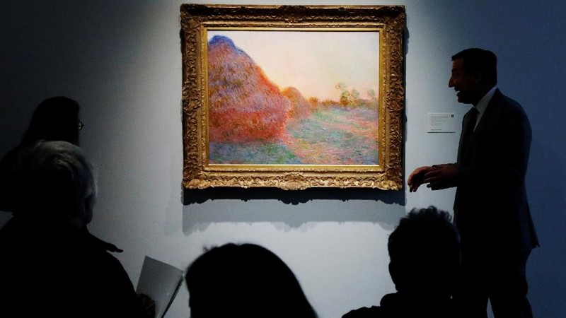 Lukisan karya Claude Monet dari seri Haystacks ini terjual Rp 1,6 triliun dan mencetak rekor untuk karya impresionis.