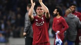 Datang sebagai pemain bebas transfer ke Liverpool empat tahun lalu, James Milner kembali memasuki akhir masa kontrak. (Paul ELLIS/AFP)