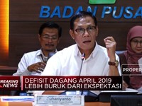 Neraca Dagang April 2019 Defisit USD 2,5 Miliar