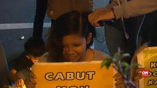 VIDEO: Aksi Solidaritas Tolak Kekerasan Aparat di Bandung