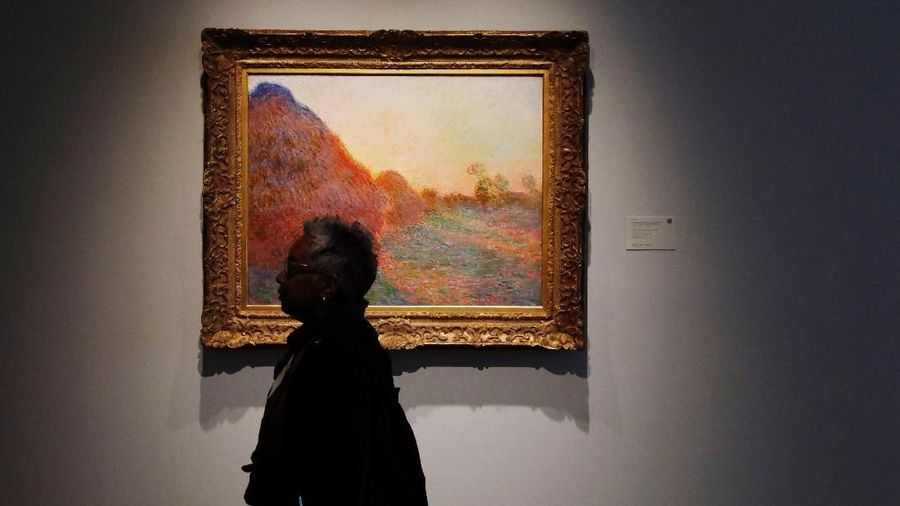 Lukisan karya Claude Monet dari seri Haystacks ini terjual Rp 1,6 triliun dan mencetak rekor untuk karya impresionis.