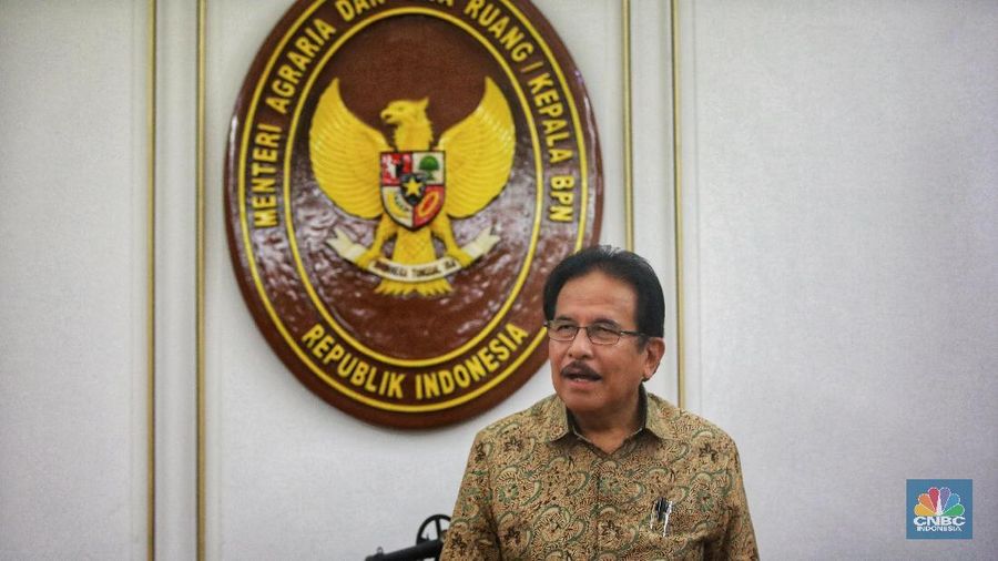 Menteri Agraria dan Tata Ruang Indonesia, Sofyan Djalil (CNBC Indonesia/Andrean Kristianto)