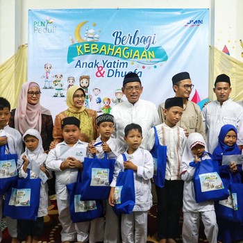 Melihat Keseruan Acara Buka Bersama PLN dengan Yatim Piatu