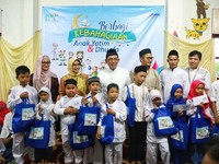 Melihat Keseruan Acara Buka Bersama PLN dengan  Yatim Piatu
