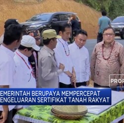 Pemerintah Terus Percepat Pengeluaran Sertifikat Tanah