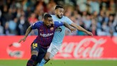Baru satu musim di Camp Nou, Malcom sudah masuk daftar jual Barcelona. Pemain asal Brasil itu hanya menjadi cadangan di Barcelona dan Azulgrana hanya mau melepas Malcom dengan harga tidak kurang dari €41 juta. (REUTERS/Miguel Vidal)