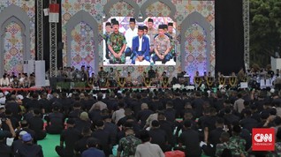 Jokowi Tegaskan TNI dan Polri Solid Jaga Keamanan