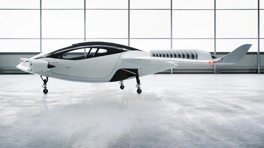 A undated handout illustration obtained from the Lilium website on May 16, 2019, shows a battery-powered five-seater aircraft prototype, that Lilium hopes to bring into service by 2025. Lilium/Handout via REUTERS        THIS IMAGE HAS BEEN SUPPLIED BY A THIRD PARTY.  NO RESALES. NO ARCHIVES