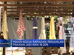 Penjualan Pakaian Mulai Naik 18-20%