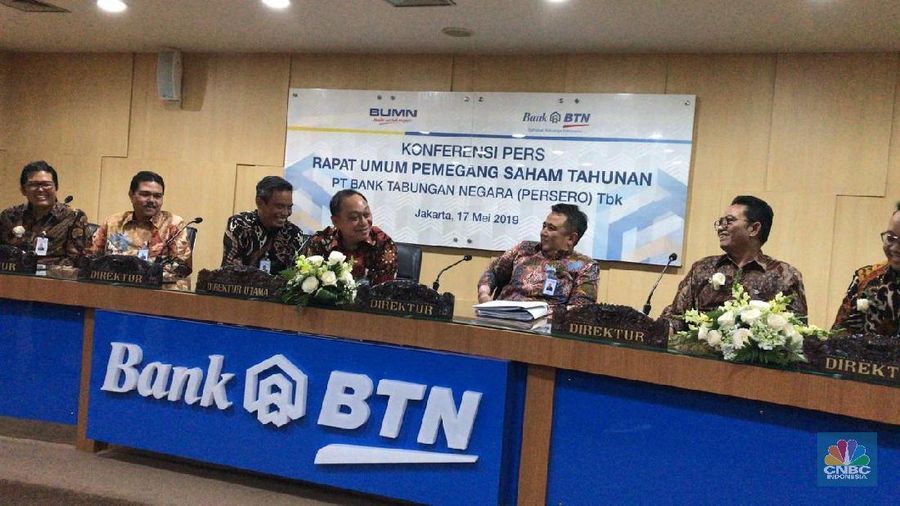 PT Bank Tabungan Negara Tbk (BBTN) menetapkan pembagian dividen sebesar Rp 561 miliar untuk laporan keuangan 2018.