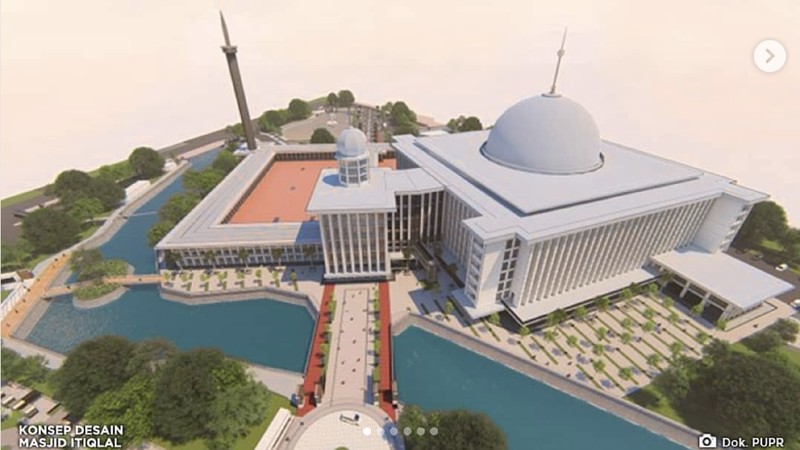 Renovasi ini dilakukan untuk mewujudkan Masjid Istiqlal sebagai Masjid Negara yang indah dan menjadi kebanggaan bangsa Indonesia.