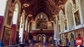 Kastel Arundel sempat porak poranda saat Perang Sipil Inggris pada 1642-1645. (CNN Indonesia/Ardita Mustafa)