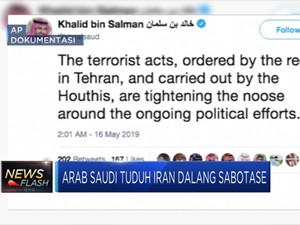 Arab Saudi Tuduh Iran Dalang Bom Fasilitas Migas di Riyadh