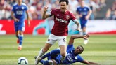 Felipe Anderson merupakan andalan lini tengah West Ham United. Perannya bersama The Hammers tidak tergantikan. Tetapi, faktor-faktor tersebut tetap tidak membuat Tite melirik pemain 26 tahun tersebut. (REUTERS/David Klein)