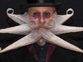 FOTO : Potret Kejuaraan Jenggot dan Kumis Dunia di Belgia