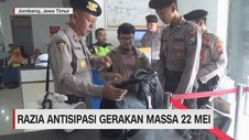 VIDEO: Razia Antisipasi Gerakan Massa 22 Mei