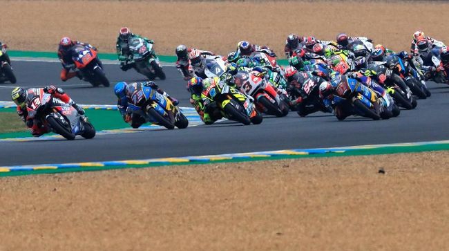 Dimas Ekky Gagal Finis di Moto2 Prancis