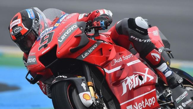 FP3 MotoGP Italia: Petrucci Tercepat, Rossi Terpuruk