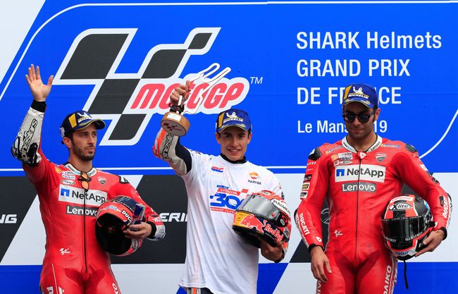 MotoGP Prancis: Dovizioso Ogah Ambil Risiko Kejar Marquez